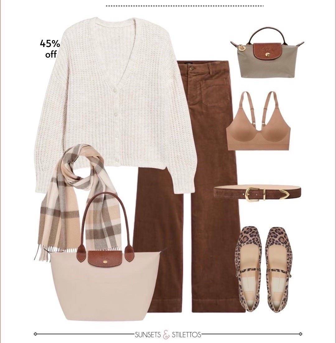 I love how these closet staples come together for holiday. They’re neutral, cozy, and timeless with a touch of leopard.

New Year's Eve outfit, Winter outfit, neutral winter style, cardigan outfit, brown corduroy pants, plaid scarf, leopard flats, classic winter fashion, cozy outfit ideas, everyday outfits for women over 40

#LTKOver40 #LTKHoliday #LTKSeasonal