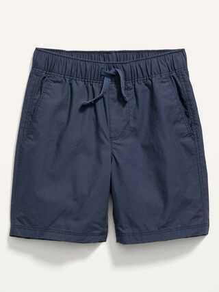Functional-Drawstring Solid Poplin Shorts for Toddler Boys | Old Navy (US)