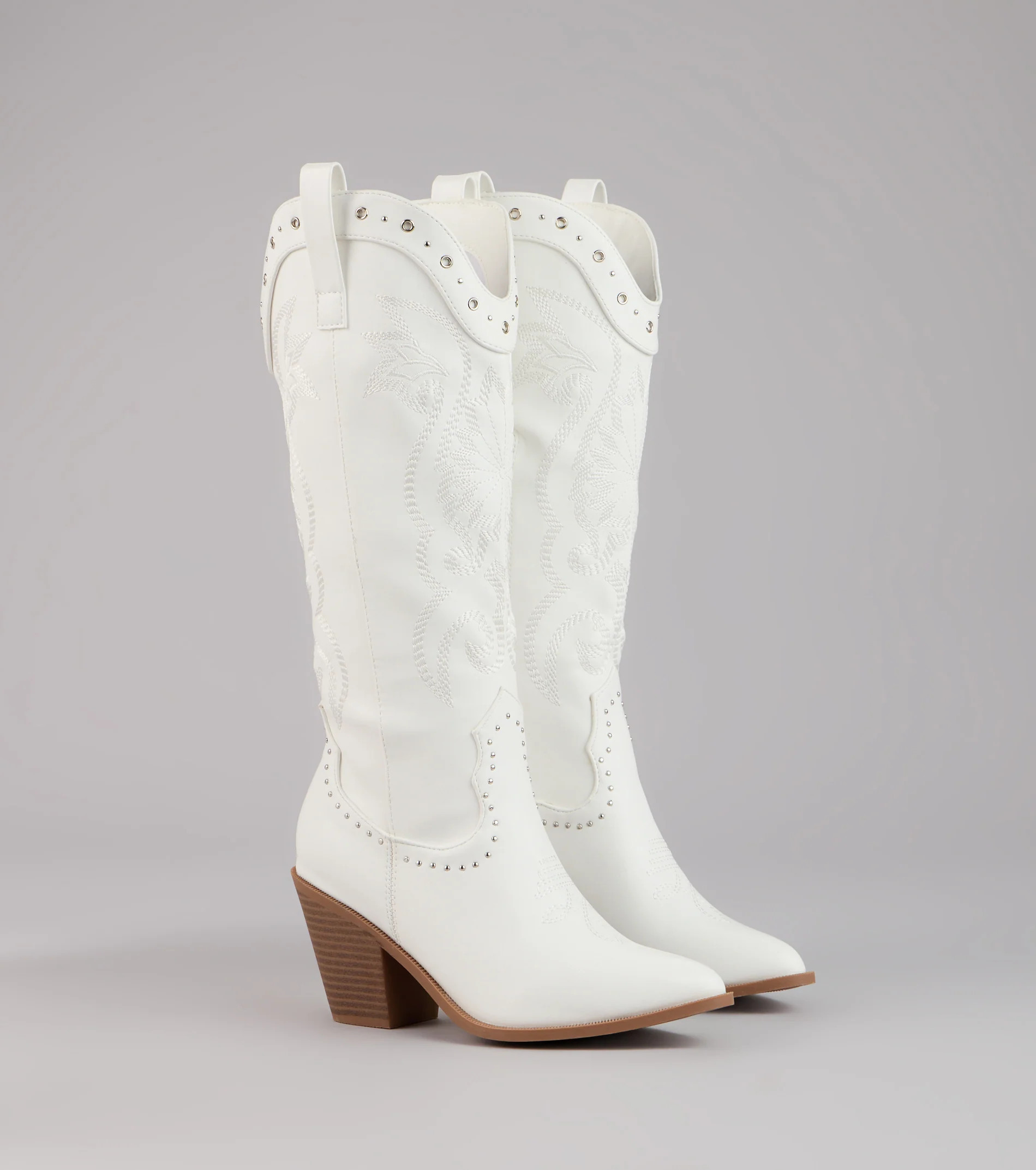 Ride or Shine Studded Cowboy Boots | Windsor Stores