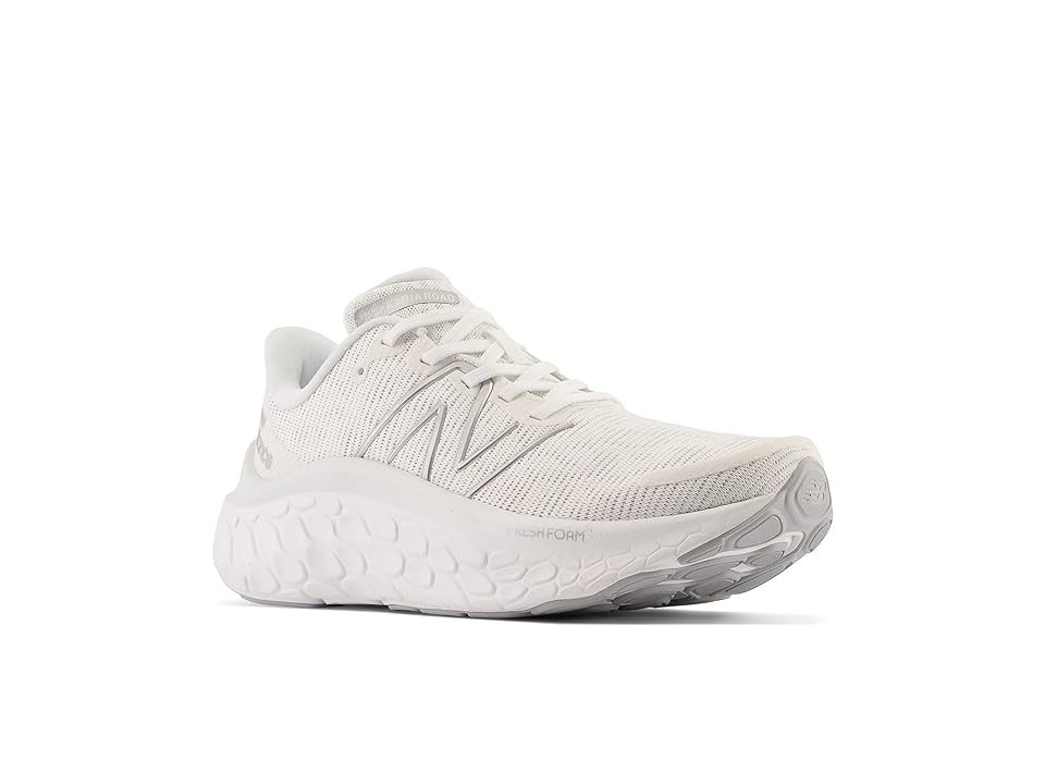New Balance Fresh Foam Kaiha Road Women's Shoes White/Quartz Grey : 9.5 D - Wide, Textile | Zappos