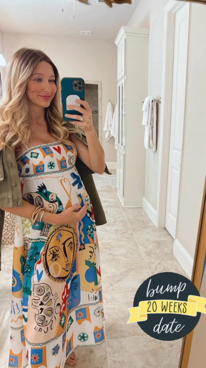 Amazon summer dress! Perfect maternity outfit! 20 weeks pregnant. Second trimester! Amazon sale! Designer dupe 

#LTKSummerSales #LTKSaleAlert #LTKBump