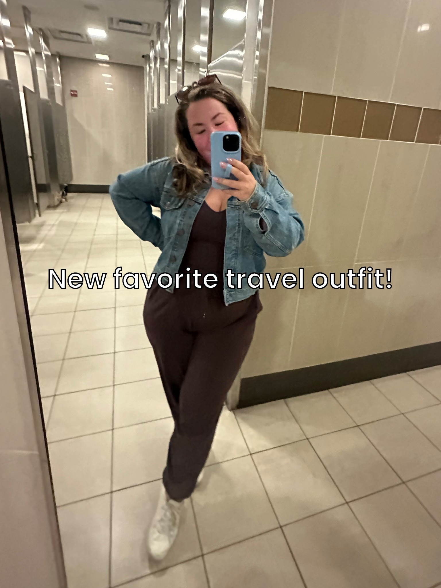Obsessed with this chocolate brown travel outfit 🤎

#LTKActive #LTKTravel #LTKPetite