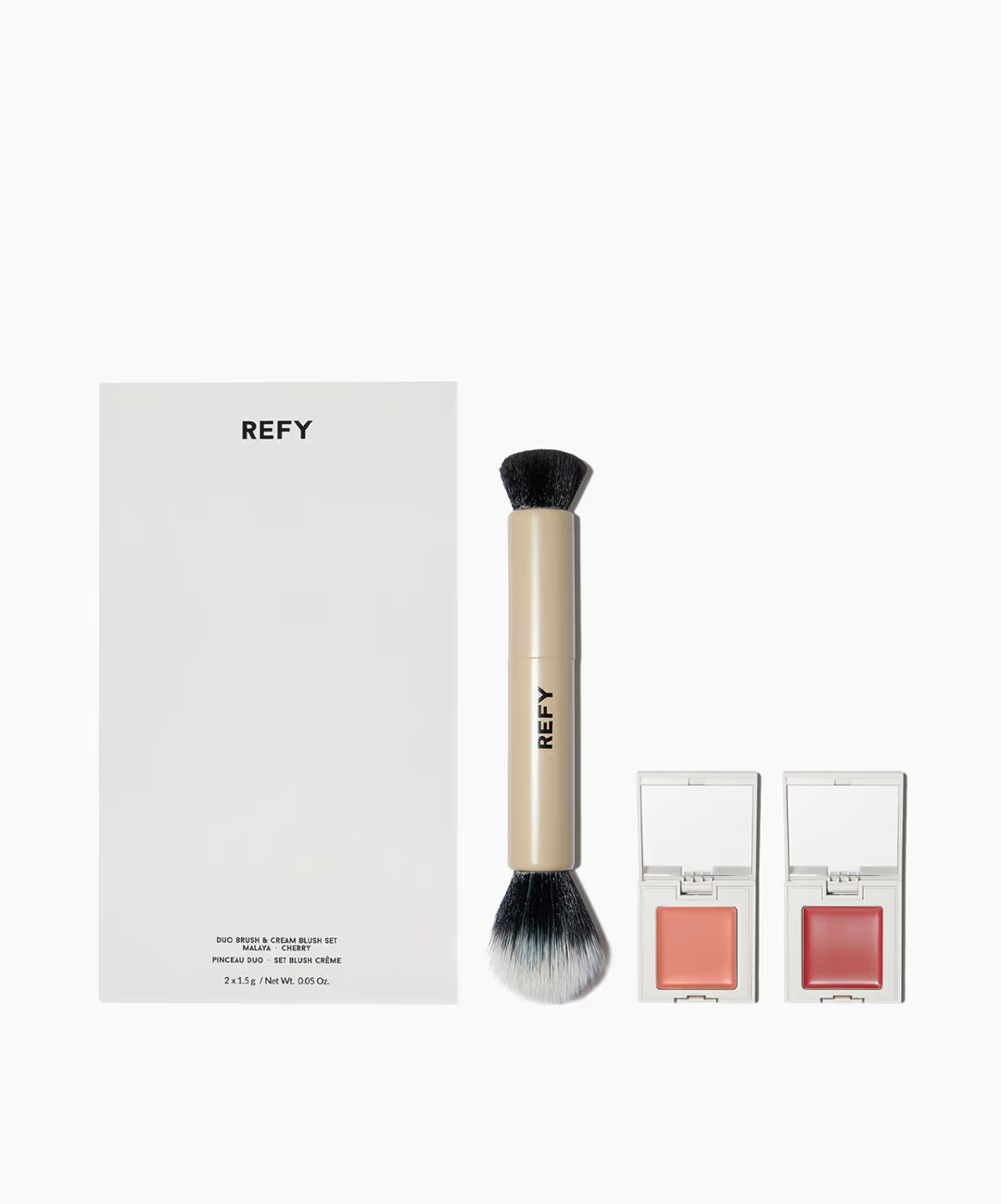 Duo Brush + Blush Set | REFY Beauty