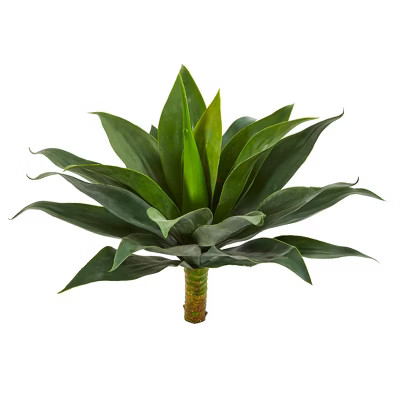 Nearly Natural 19-in Large Agave Artificial Plant (Set of 2) | Target