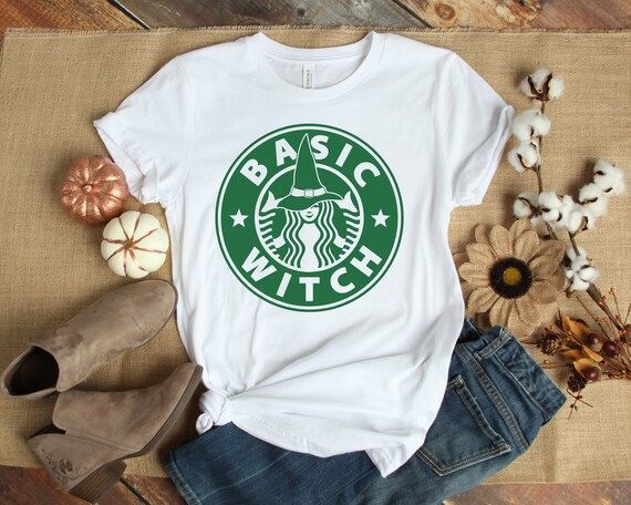 Basic Witch Shirt // Hocus Pocus Shirt // Coffee Lovers Gift | Etsy | Etsy (US)