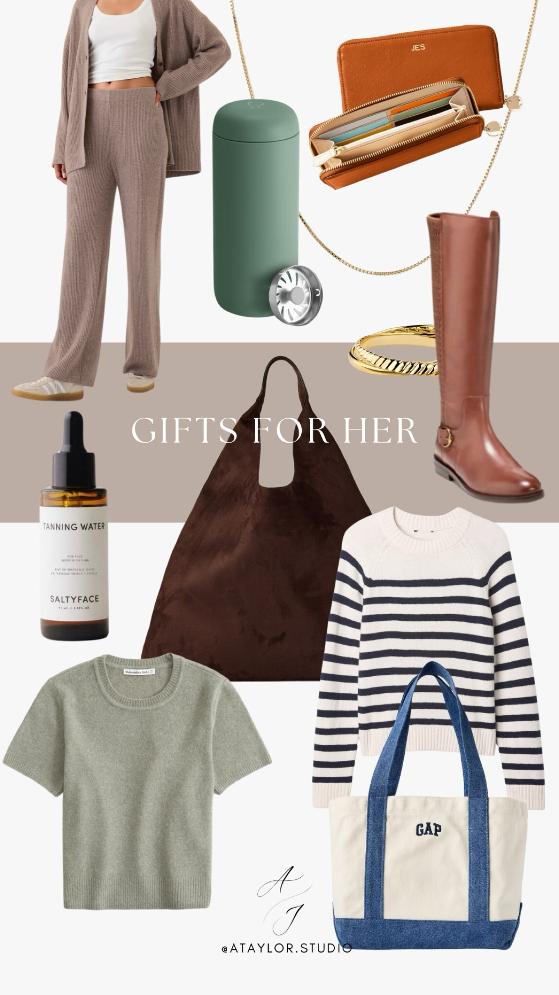 Gifts for her, Mother in law gifts, gifts for mom, mom gifts, Christmas gift ideas for mom, Christmas gift ideas for her, MIL gifts, sister gift idea, gift guide, preppy gift guide, classic gift guide, suede bag, crewneck sweater, New England style, classic style

#LTKGiftGuide #LTKHoliday