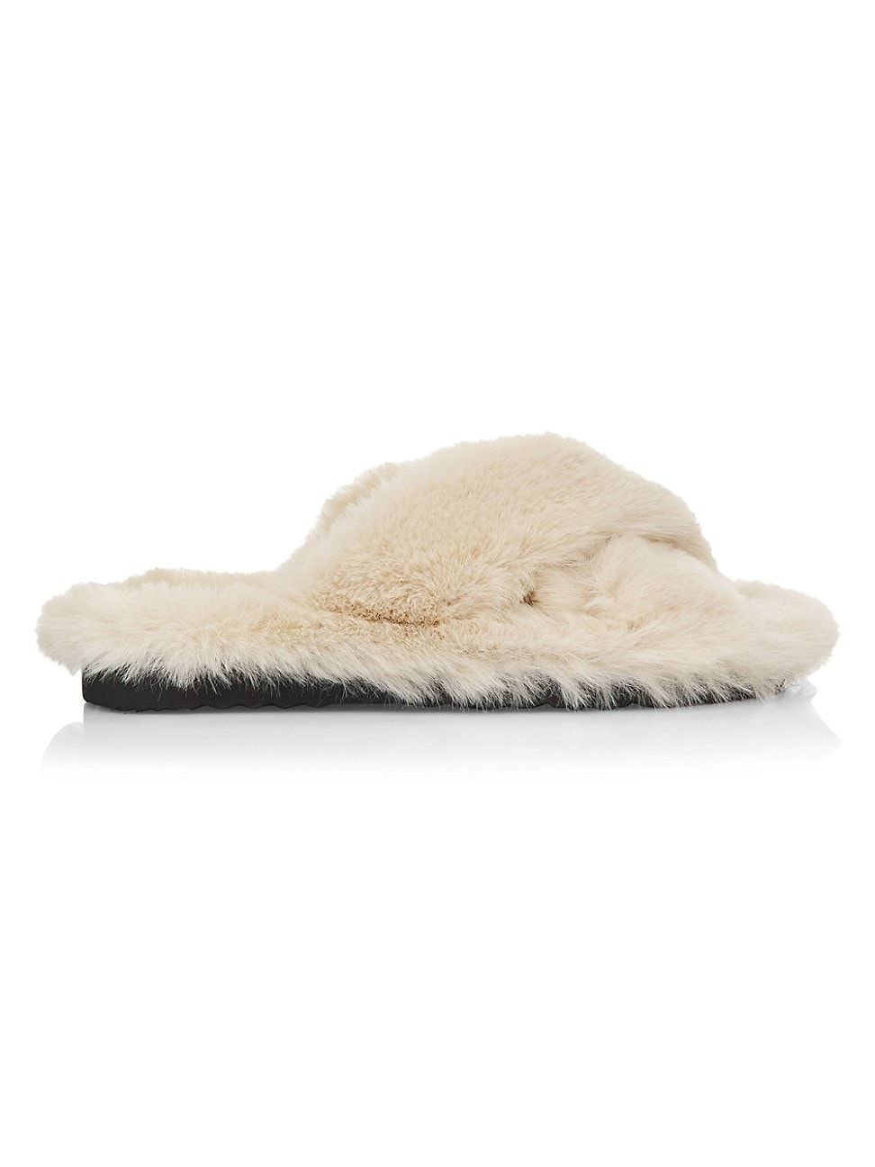 Women's Biba Faux Fur Slippers - Latte - Size 8 - Latte - Size 8 | Saks Fifth Avenue
