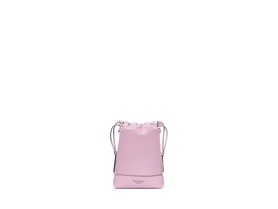 Kate Spade New York Eva Smooth Nappa Leather Bucket Phone Crossbody Women's Wallet Berry Cream | Zappos