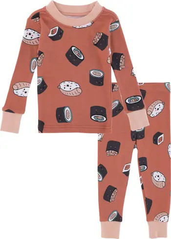 FIRSTS by Petit Lem Sushi 2-Piece Pajama Set | Nordstromrack | Nordstrom Rack