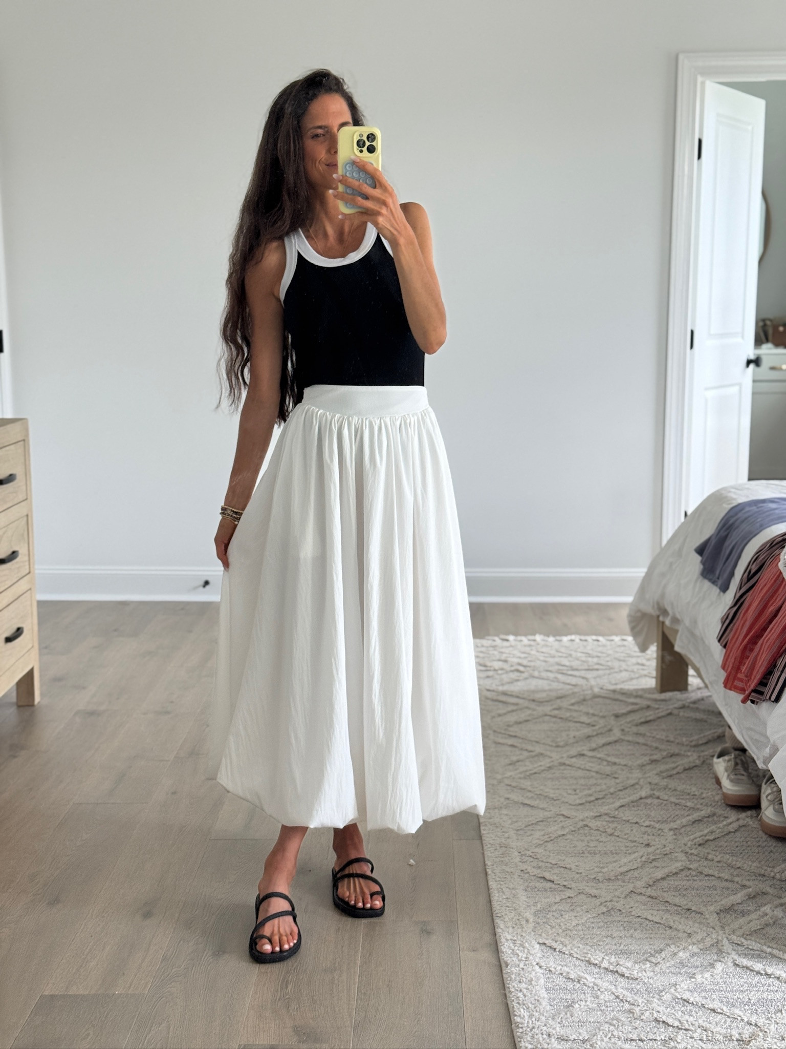 The perfect mix of trendy and timeless. A white midi skirt is one of those pieces you’ll reach for year after year because it styles effortlessly with so many colors, textures, and seasons.

#LTKSeasonal #LTKmomlife #LTKgrwm