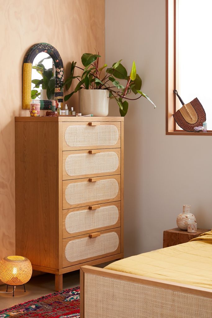 Alder Tall 5-Drawer Dresser | Urban Outfitters (US and RoW)