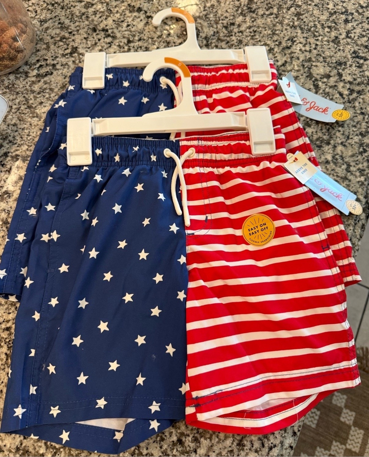 Get them before they are gone! I am always too late to get swim trunks for the boys 4th of July festivities. Not this year! #swimtrunks #july4 #pool #swimwear

#LTKSwim #LTKKids #LTKBaby