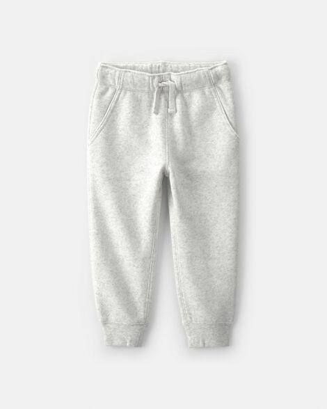 Toddler Boy Fleece Joggers - Grey | Carter's | Carter's Inc