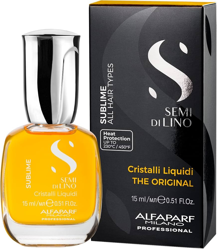 Alfaparf Milano Semi di Lino Sublime Cristalli Liquidi Hair Oil with Thermal Protection - Superio... | Amazon (US)