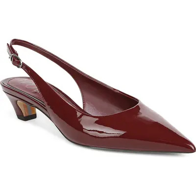 Sam Edelman Finch Slingback Pointed Toe Pump in Rich Chocolate at Nordstrom, Size 8 | Nordstrom
