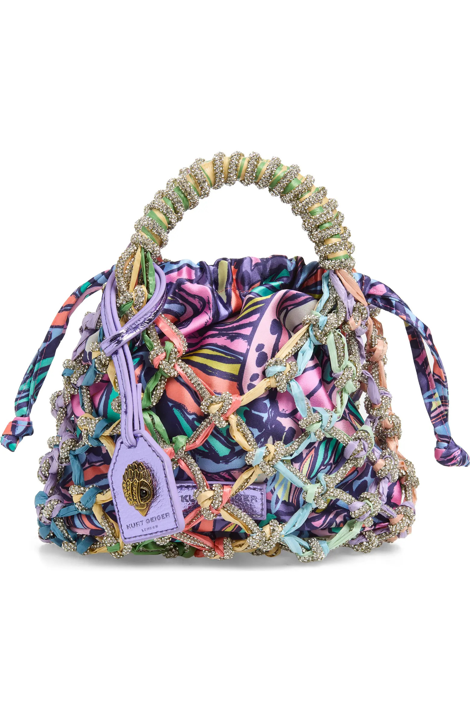 Small Crystal Macramé Bag | Nordstrom