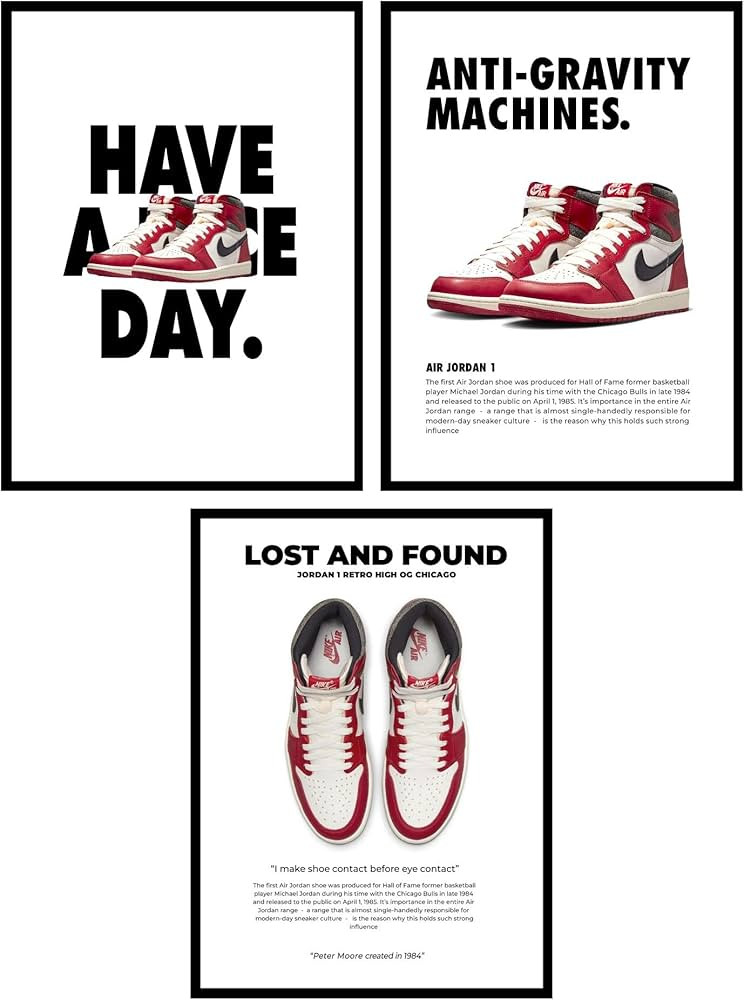 BigWig Prints Hypebeast Wall Art - Hypebeast Room Decor Poster, Sneaker Art, Sneaker Posters, Sne... | Amazon (US)