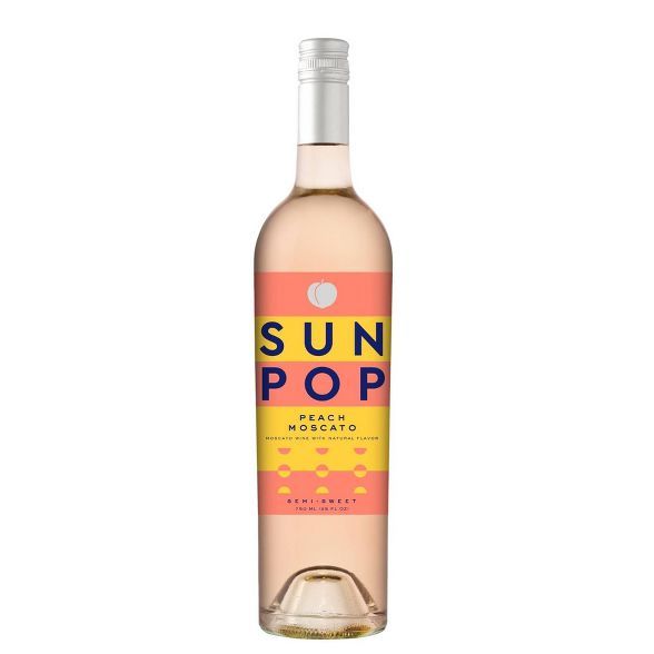 Sun Pop Peach Moscato Wine - 750ml Bottle | Target