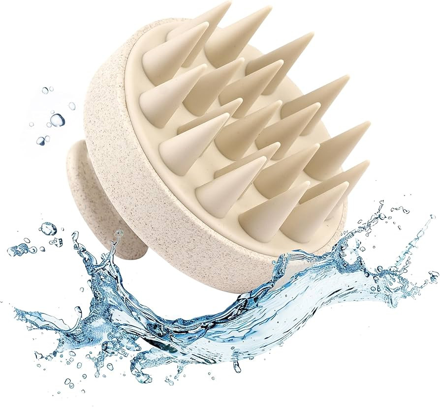 Silicone Scalp Scrubber - Hair Shampoo Brush Scalp Massager Hair Growth for Men, Women - hair mas... | Amazon (US)