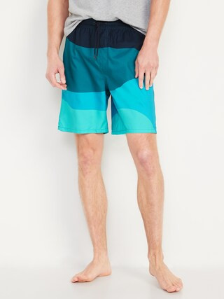 Printed Swim Trunks for Men --7-inch inseam | Old Navy (US)
