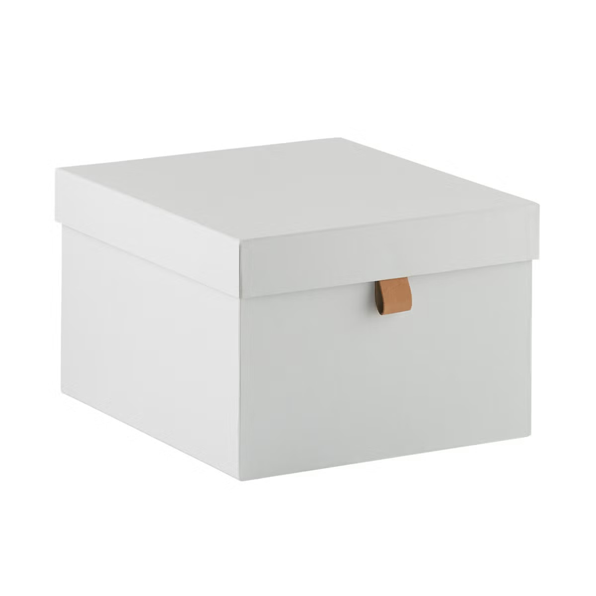 Bigso Stockholm Small Storage Box Light Grey | The Container Store