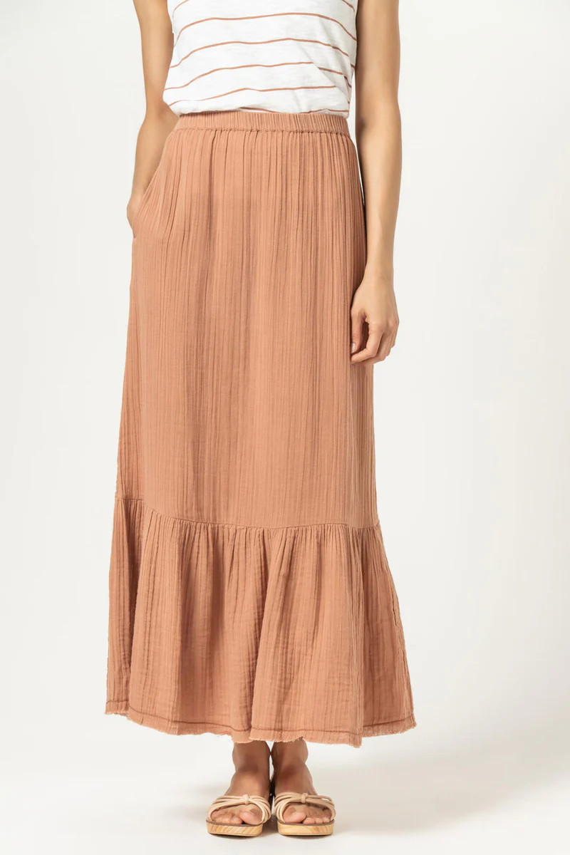 Pull On Peplum Skirt | Lilla P