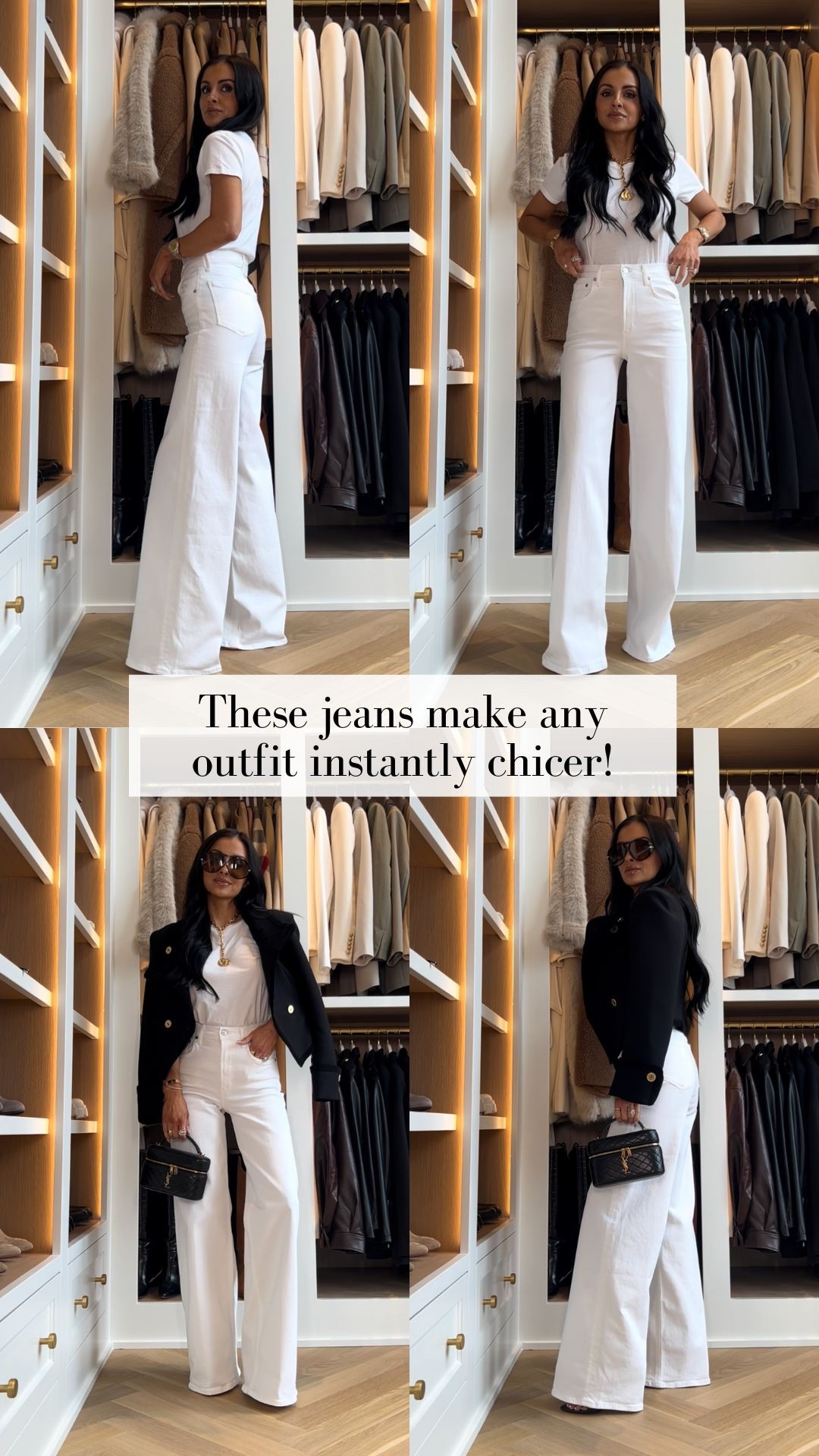 The most flattering white jeans that are selling out! 
Citizens white jeans wearing a 23
Mother white tee wearing an XS
Gucci necklace 
Zara jacket 
Date night outfit idea / white jeans outfit 




#LTKPetite #LTKootd #LTKOver40