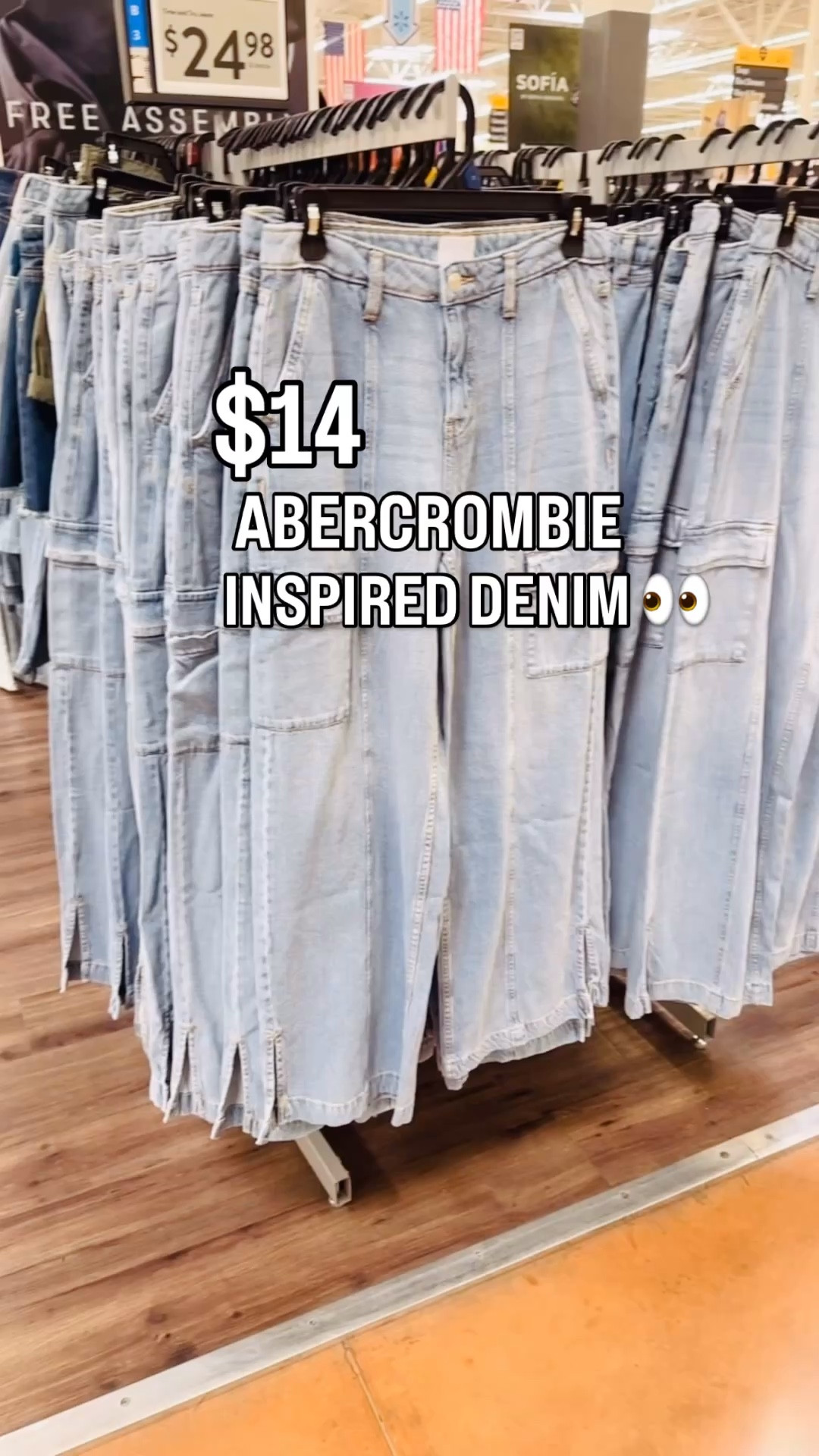 $14 wide-leg cargo denim from Walmart 🤍 These are Abercrombie-inspired with the softest lyocell blend, a relaxed wide leg, and functional cargo pockets.
I sized up one for the best fit.
Perfect for casual fall outfits, everyday errands, and comfy mom style.
Wearing the medium stone wash.

#LTKFinds #LTKSaleAlert #WalmartFashion #AffordableStyle #WideLegJeans #CargoDenim #AbercrombieInspired #Under20Finds #LTKFallFashion #WalmartOutfits #ComfyStyle #BudgetFriendlyStyle


#LTKSaleAlert #LTKFindsUnder50 #LTKCyberWeek