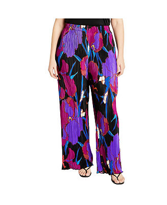 CITY CHIC Women's Kira Print Pant - Macy's | Macy's