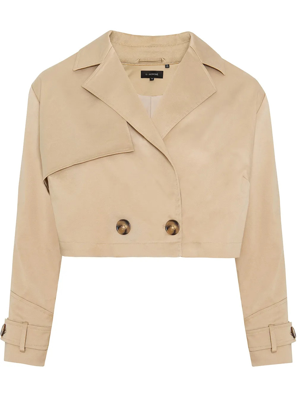 11 Honoré Billie Cropped Trench Jacket - Farfetch | Farfetch Global