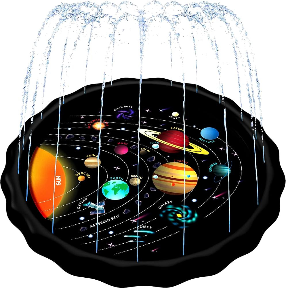 SplashEZ 3-in-1 Splash Pad, Sprinkler for Kids and Wading Pool for Learning – Children’s Spri... | Amazon (US)