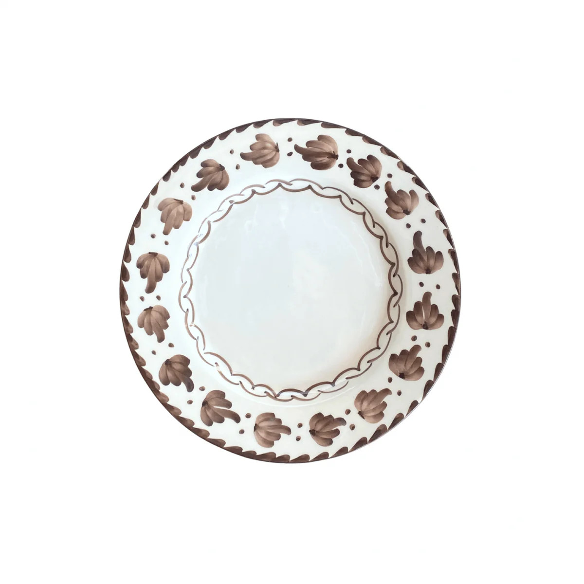 Hojas Salad Plate, Brown | Hammett