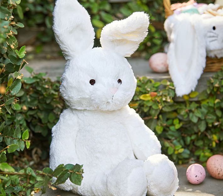Fur Bunny Easter Plush Toy | Pottery Barn Kids