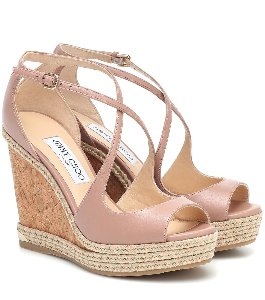 Dakota 120 leather wedge sandals | Mytheresa (US/CA)