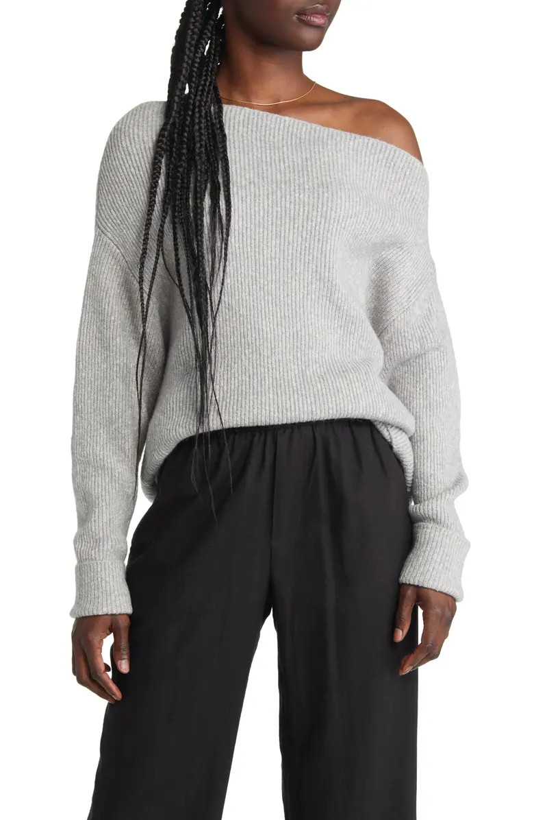 Treasure & Bond Off the Shoulder Pullover | Nordstrom | Nordstrom