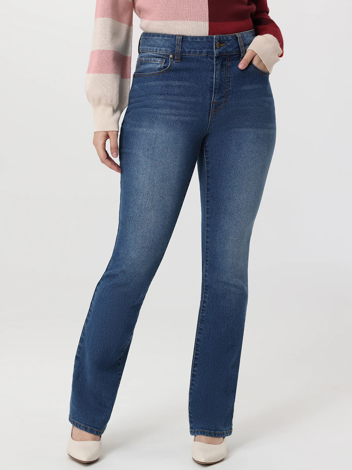 89th & Madison Mid Rise Bootcut Jean | 89th + Madison