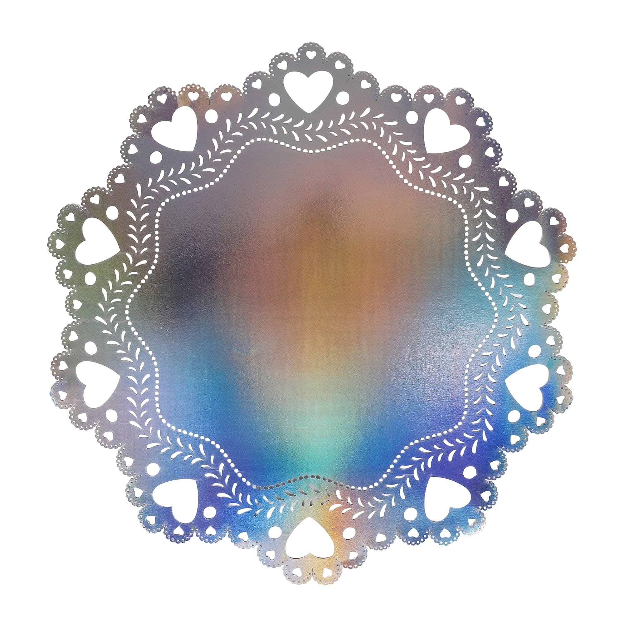 Valentine's Iridescent Doily Placemats (10 count) | Packed Party
