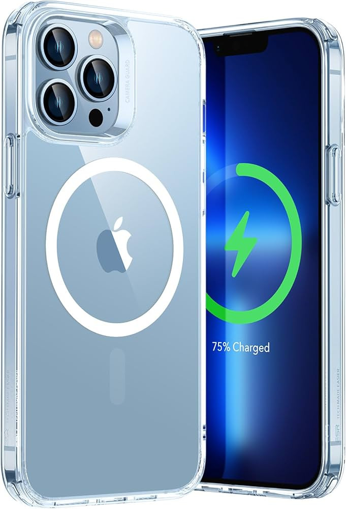 ESR for iPhone 13 Pro Max Case, Compatible with MagSafe, Shockproof Military-Grade Protection, Ye... | Amazon (US)