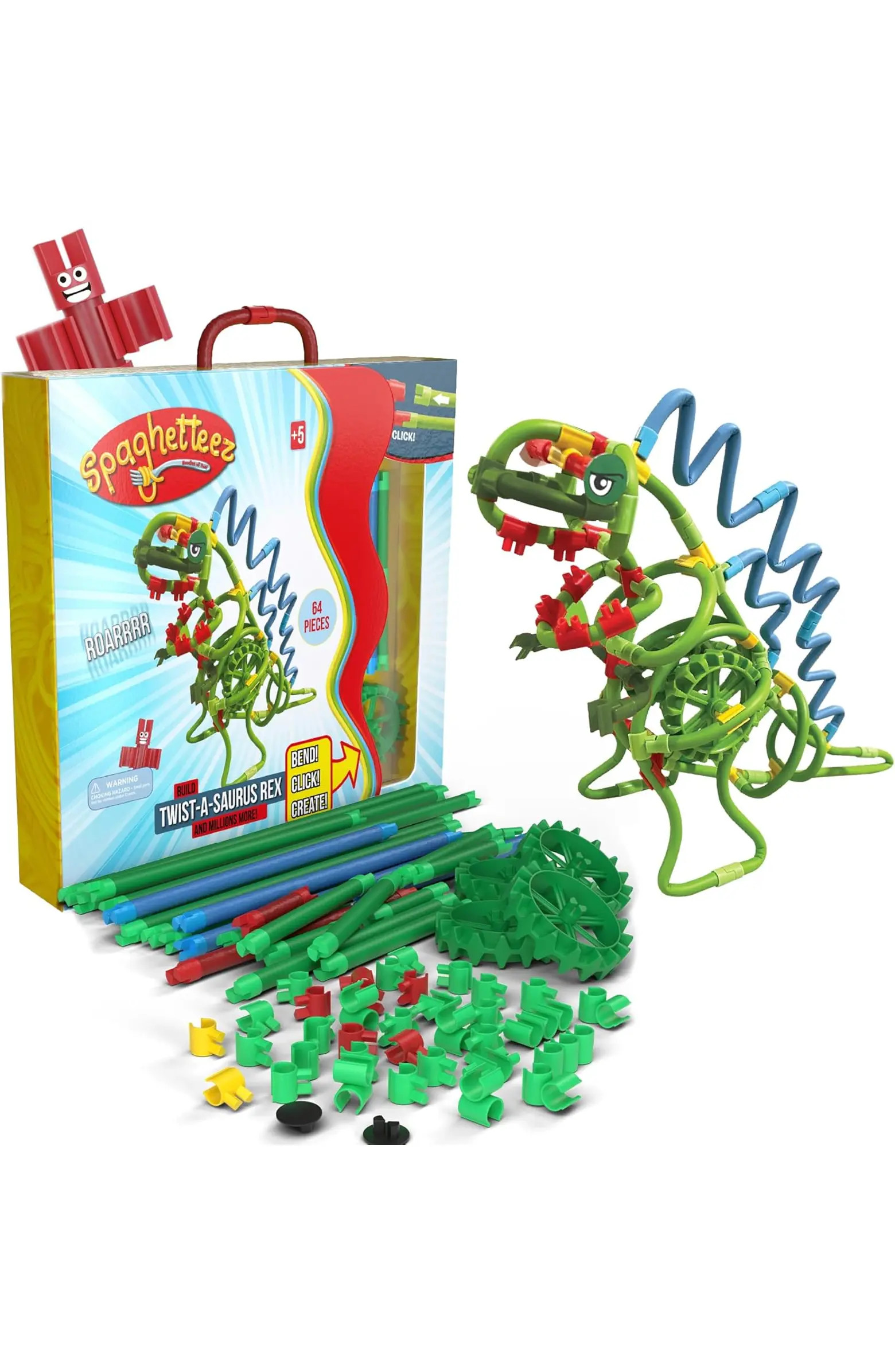 Mukikim Spaghetteez Twist-A-Saurus Rex. Flexible and Connectable Dinosaur Building Kit for Kids. ... | Nordstrom