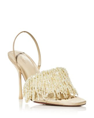 Women's Cassia Imitation Pearl Adorned High Heel Sandals | Bloomingdale's (US)