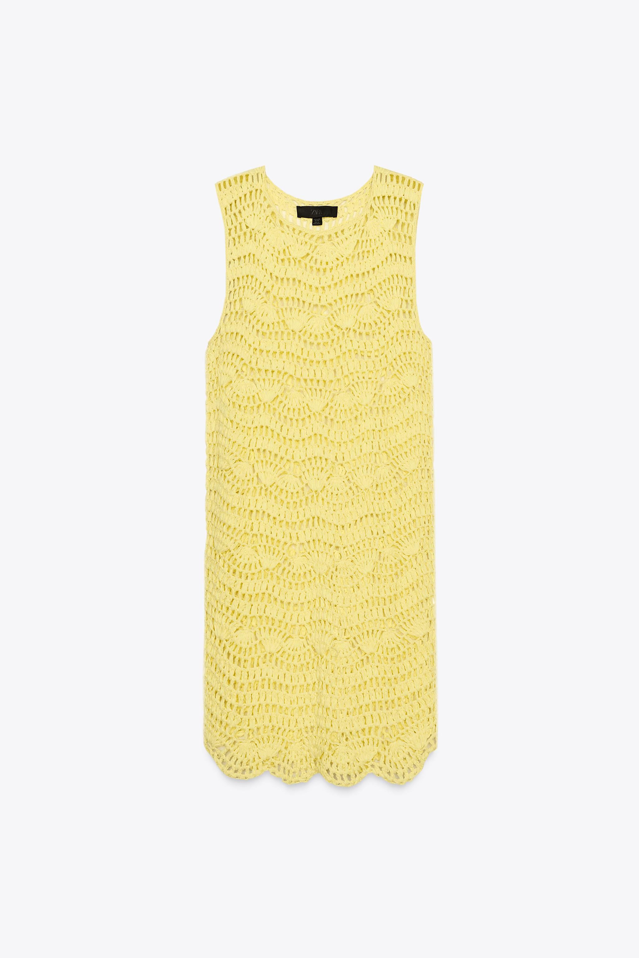 OPEN KNIT MINI DRESS | Zara US