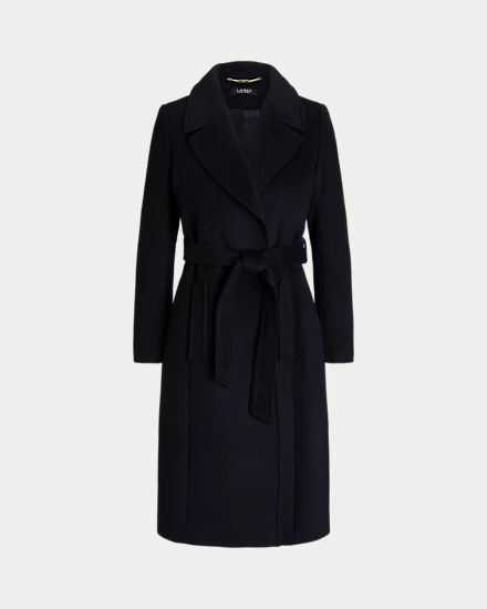 Belted Wool-Blend Wrap Coat | Ralph Lauren (UK)