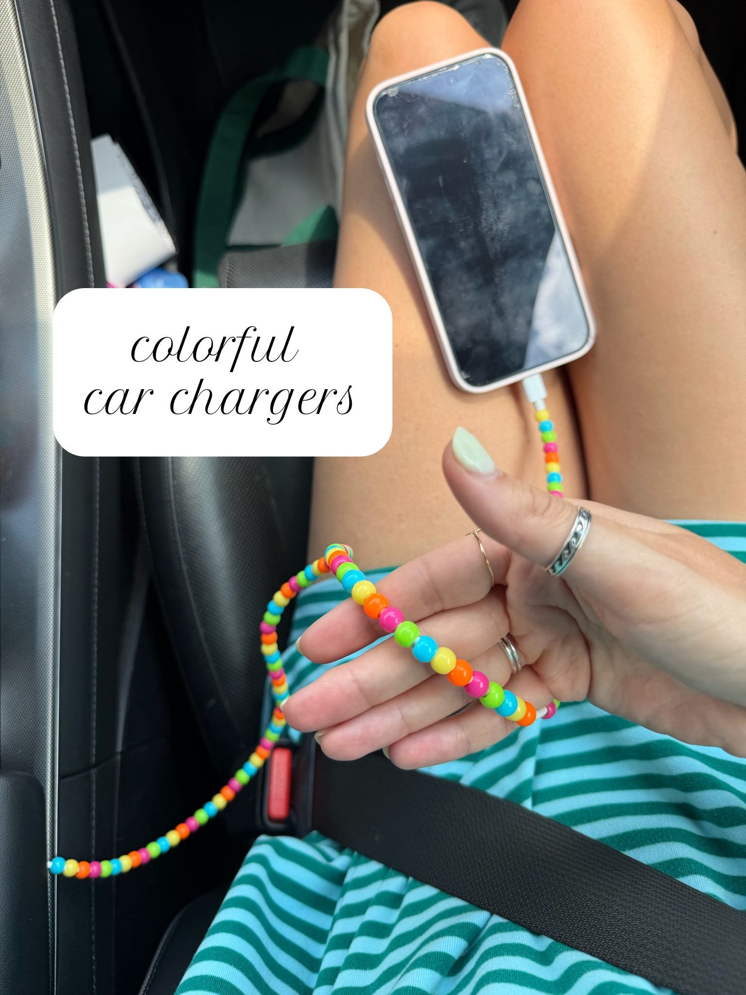 Why yes I was absolutely influenced to grab the colorful beaded car charger and I have no regrets 😂

#LTKmomlife #LTKdayinmylife #LTKTravel