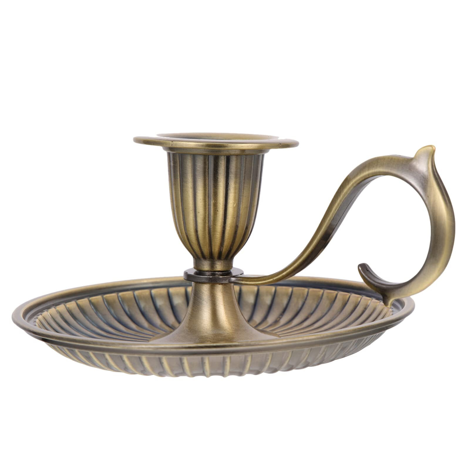 HOMSFOU Retro Handheld Candlestick Holder Vintage Taper Candle Stick Holder European Style Candle... | Amazon (US)