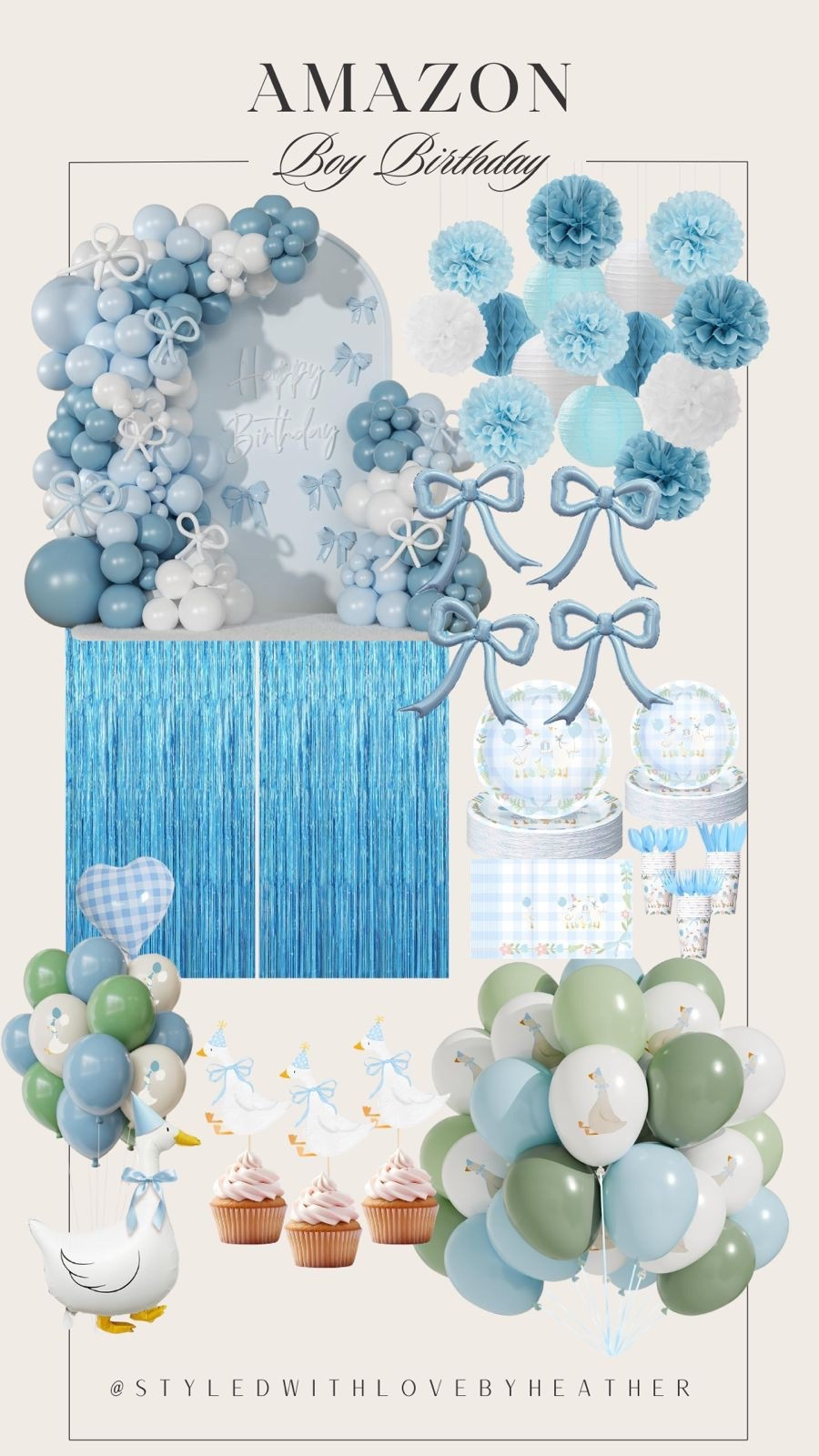 The cutest boy birthday setup ideas 🩵
soft blues, bows, and the sweetest little details… everything feels so dreamy and easy to put together

linked all my favorite finds to recreate this look 🎈✨



#LTKMothersDay #LTKstorytime #LTKmomlife