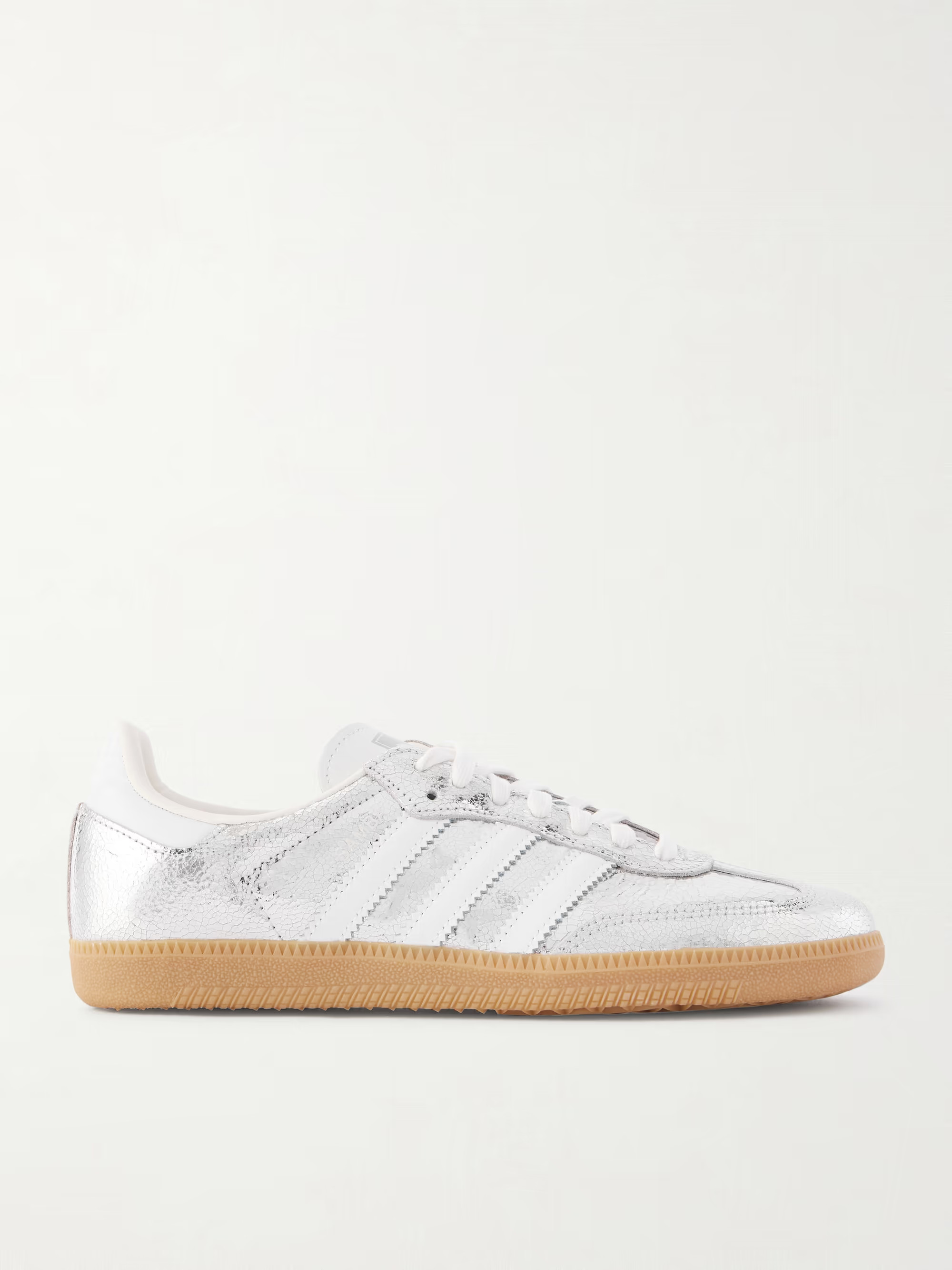 Samba OG metallic leather sneakers | NET-A-PORTER APAC