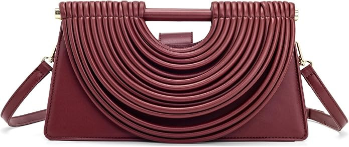 2025 Tote Bag Evening Clutch for Women Vegan Leather Purse Handbag Elegant Crossbody Bag Shoulder... | Amazon (US)