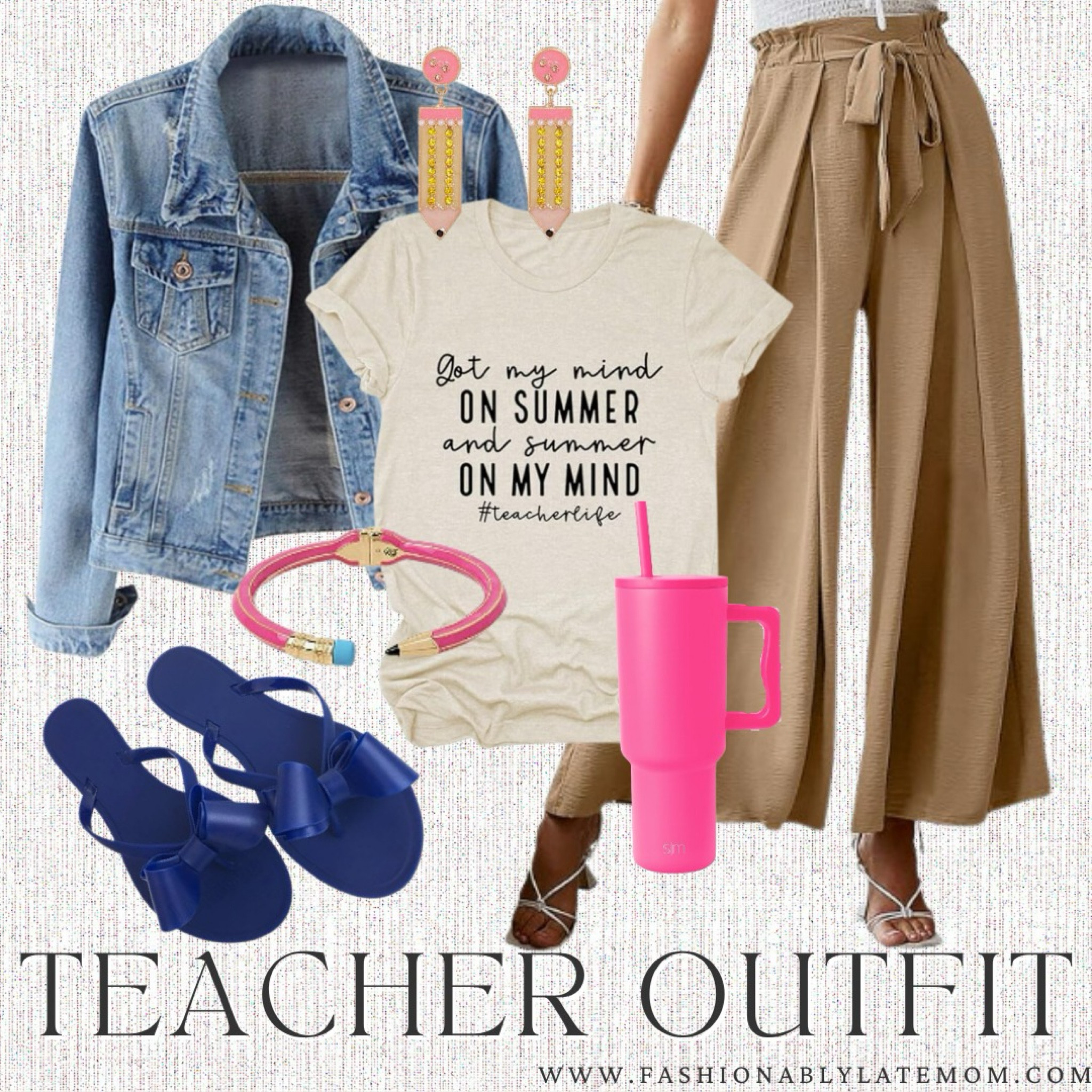 Amazon Teacher Outfit Inspo

Fashionablylatemom 
Casual romper
Form fitting sandals
Sun hat
Womens Summer knit Tops Loose
Women’s summer blouses
Women’s summer button up tops
Women’s summer sun hats
Summer fedoras
Summer sandals
Lace up sandals
Summer earrings
Hoop earrings
Beaded earrings
Distressed denim shorts
Women’s distressed shorts
Denim jacket
Tank top
Gauze pants
Linen pants
Flowy pants
Strappy sandals
Sun hat
Gold jewelry
Denim shorts
One piece swimsuit
Women’s swimwear
Beach tote
Summer jewelry

#LTKSeasonal #LTKStyleTip #LTKSaleAlert