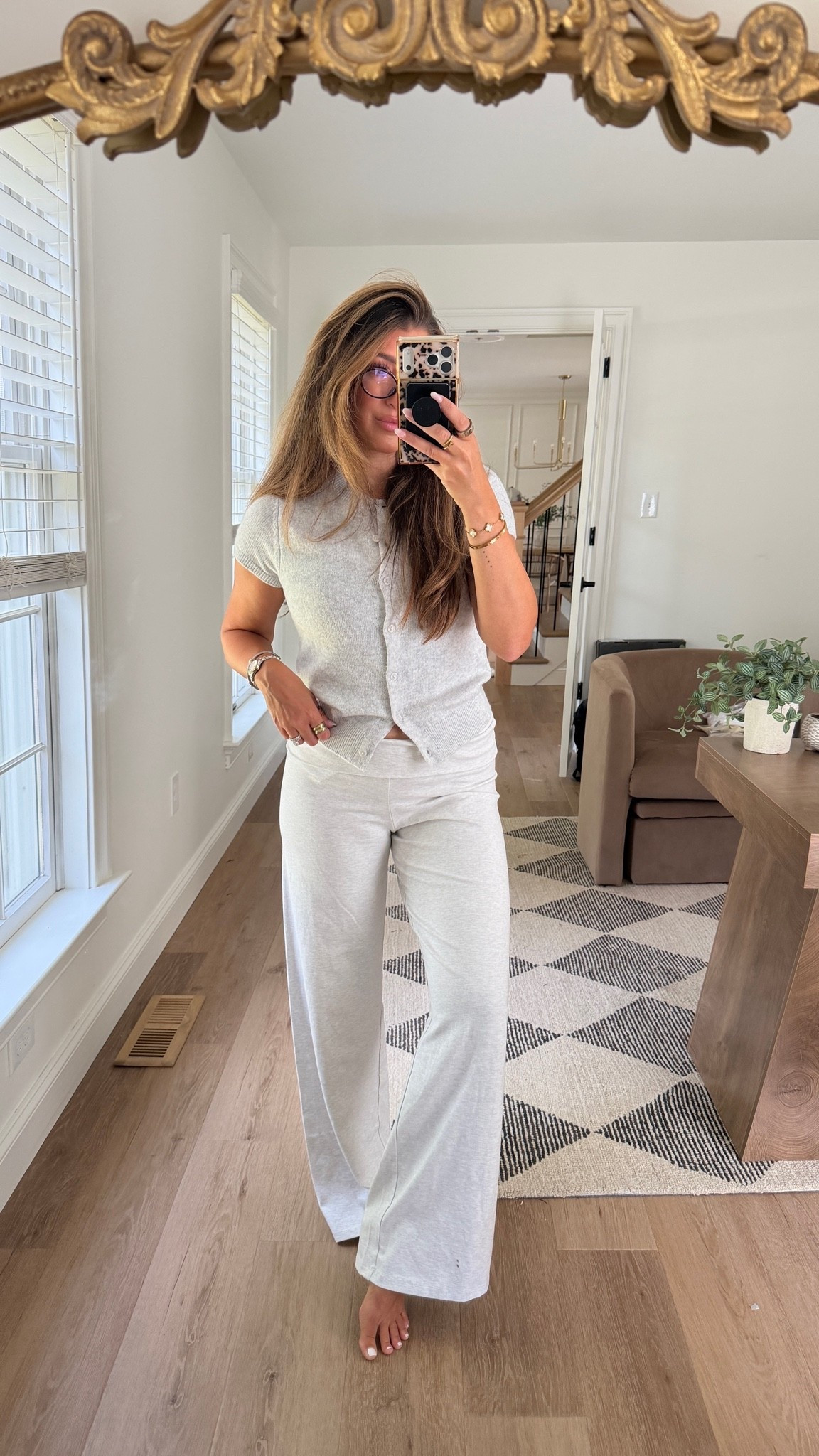 Morning lounge outfit. Small top med bottoms Target outfit

#LTKSeasonal #LTKOver40 #LTKTravel