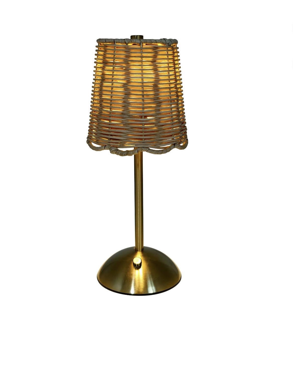 Luxury lighting, no cords ✨ This rattan + gold table lamp instantly elevates any space🤍🌿

#LTKmomlife #LTKHome #LTKSaleAlert